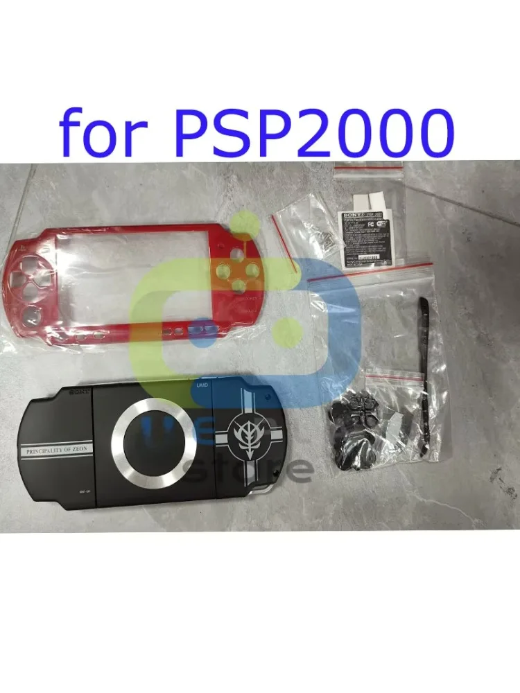 Cover Di Ricambio Per Console PSP Serie 2000, 2001, 2002, 2003, 2004, Con Set Di Pulsanti (rosa Trasparente