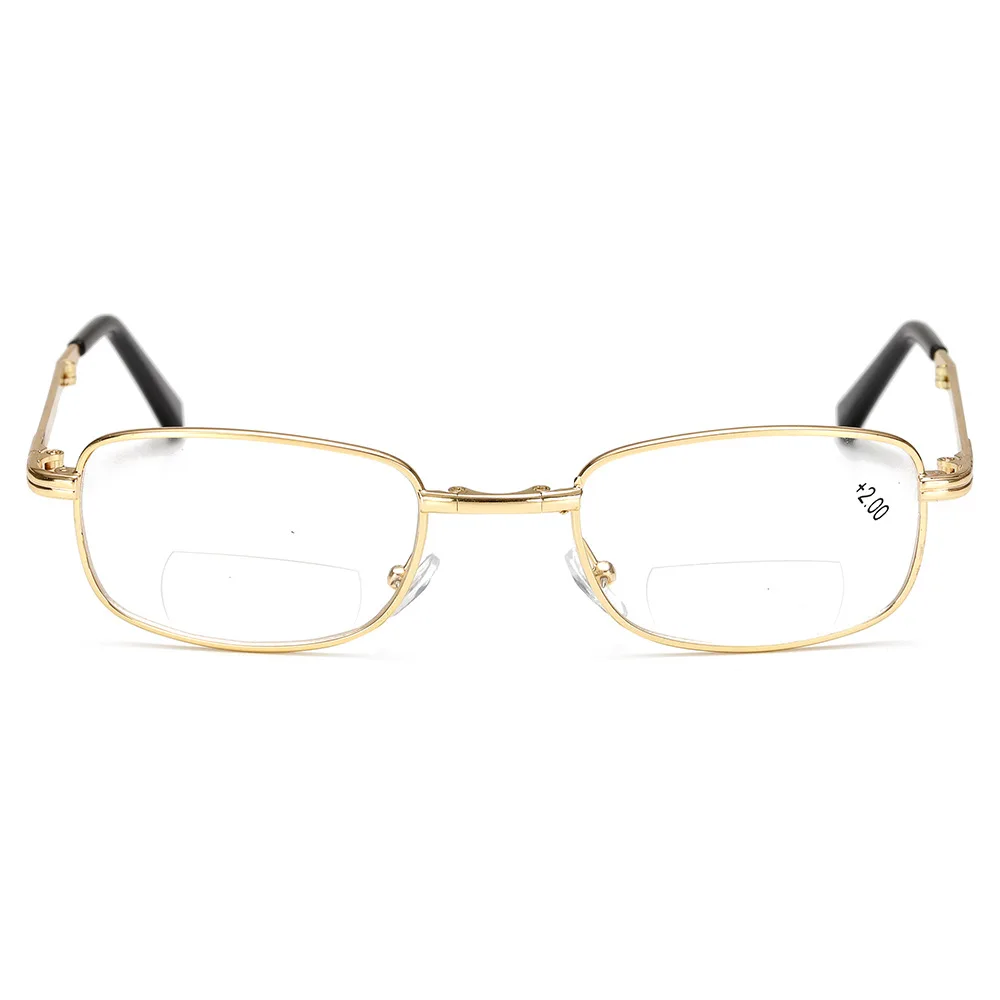 Reading Glasses Men Portable Presbyopia Glasses with Box Foldable Prescription Eyeglasses +1.0 to +4.0