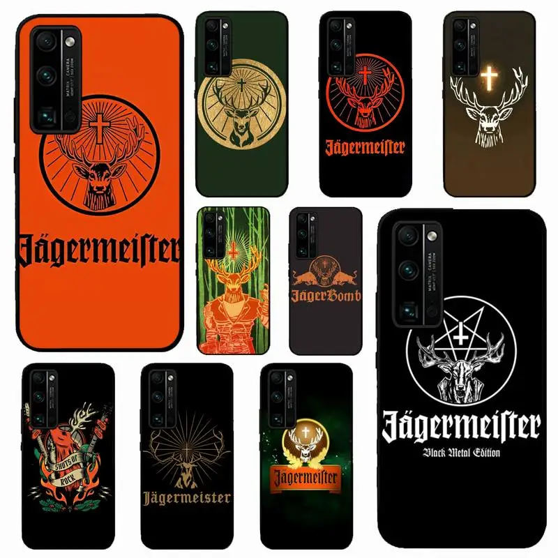 Jagermeister Logo Phone Case For Huawei Honor 10 I 8X C 5A 20 9 10 30 Lite Pro Voew 10 20 V30
