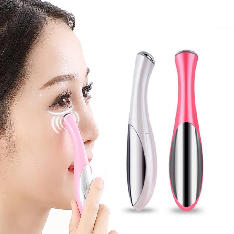 

1pcs Free Shipping Vibration Eye Face Massager Anti-Ageing Wrinkle Dark Circle Pen Removal Rejuvenation Beauty Eye Care Pen