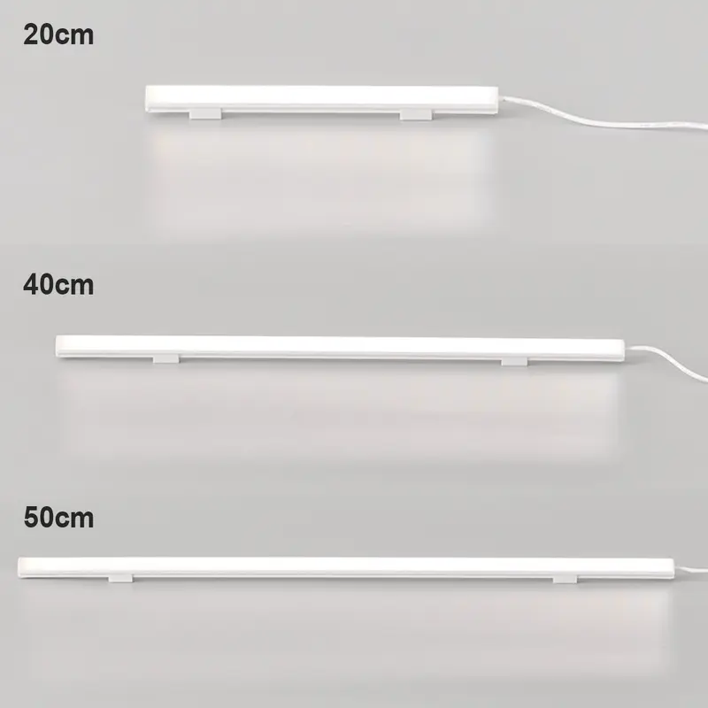 Led Light Tube Reading Lamp Usb Plug Magnetic Strip Suction Bedside Mini Night 20cm/40cm/50cm Dimmable 3colors Student-dormitory - Image 2