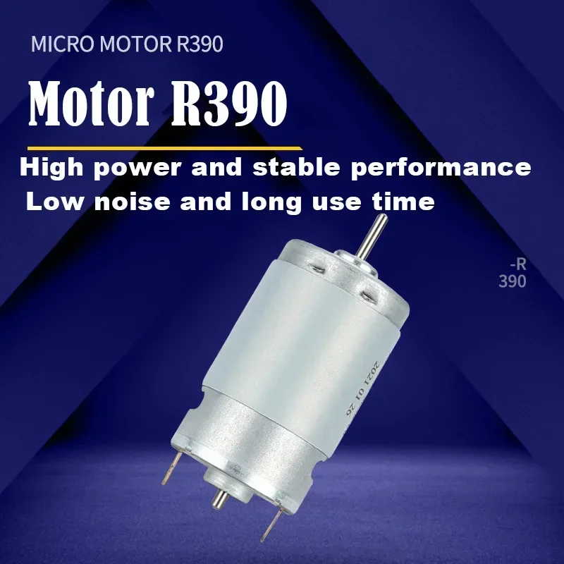 DC Motor R390 High Torque Micro Motor 390 12V Brush Engine 20000RPM for Power Tools Hair Dryer Toys Screwdriver Tool micro motor