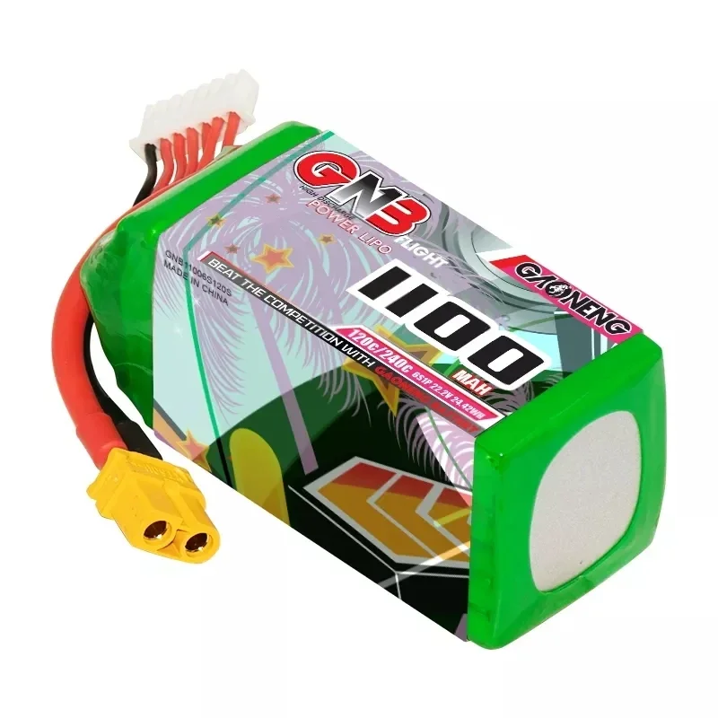 GAONENG GNB 1100mAh 120C 4S 14.8V 6S 22.2V RC LiPo Battery