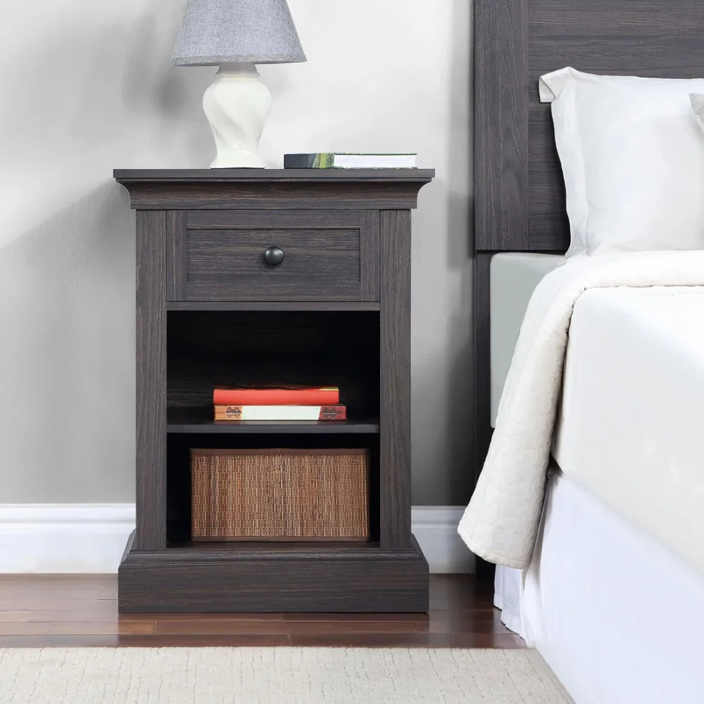 

Nightstand Bedroom Furniture Tobacco Oak Bedside Nightstands for Bedroom Home