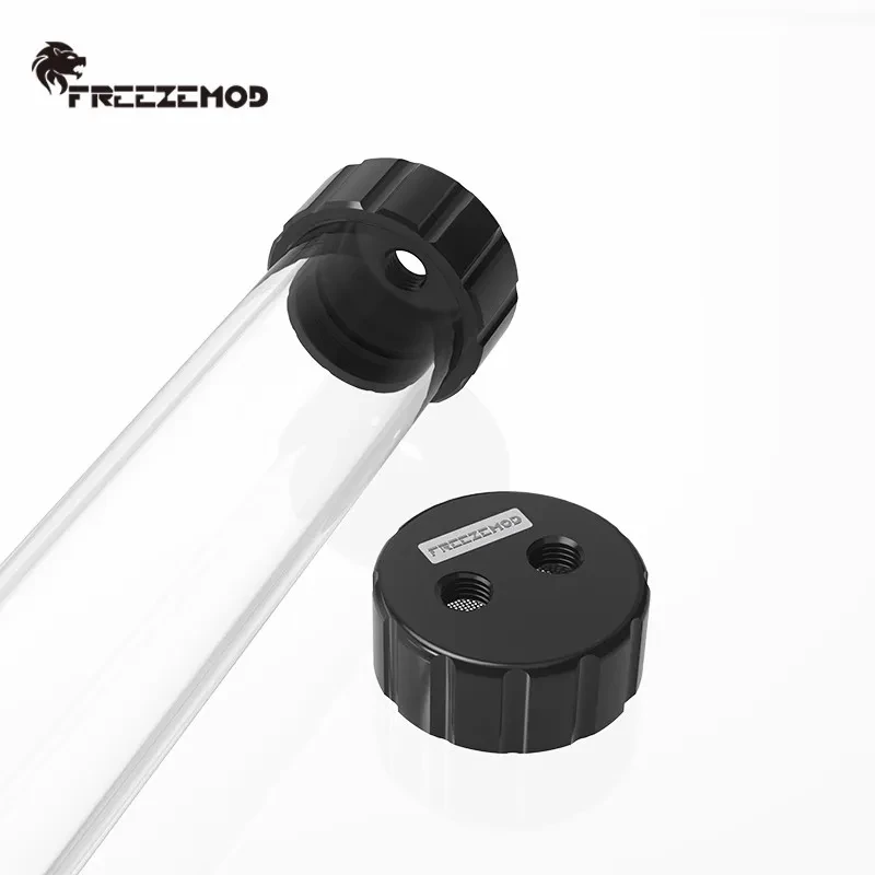Zemod-pc Tanque de Água Cilíndrico Refrigerando Reservatório Industrial Acrílico Preto Branco od 50 mm Pom 87 137 mm 187 mm 237 mm 287 mm Ysx5pm3 - Imagem 4