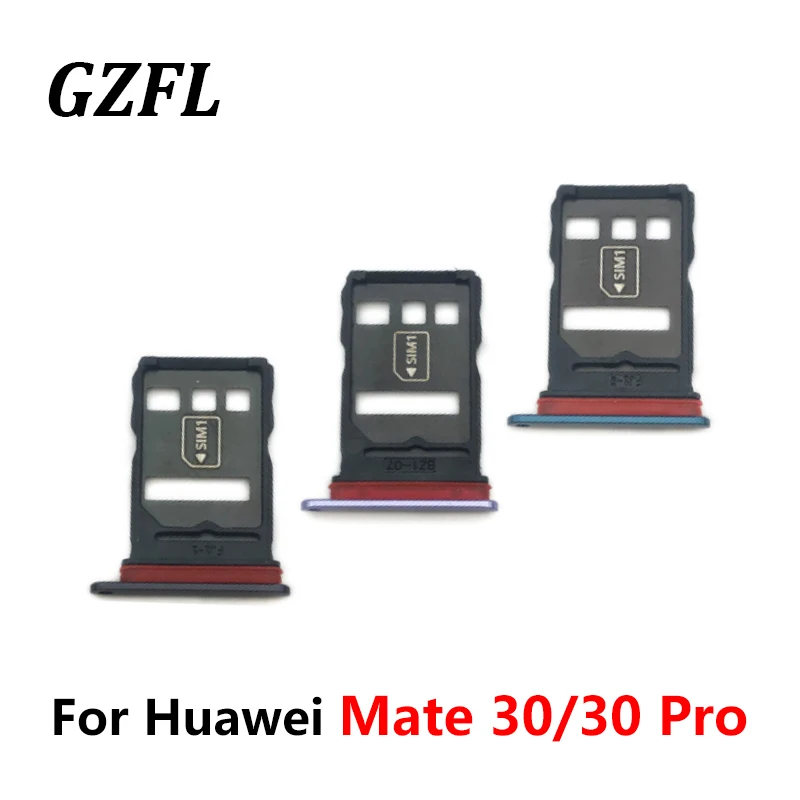 

Replacement For Huawei Mate 30 / Mate 30 Pro Sim Card Tray Slot Holder Socket Connector Spare Parts