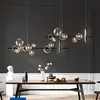 New Foam Led Chandelier Long G9 For Table Dining Room Kitchen Bar Pendant Lamp House Decor Lusters Suspension Design Lighting 3