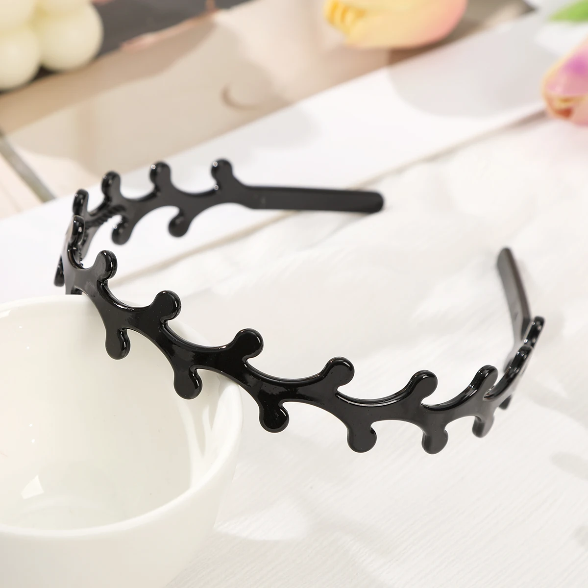 Korean Resin Headband Hairbands For Women New Broken Hair Non-slip Hair Hoops Headbands Women Plastic Hair Headband Hair Band