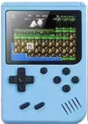 Compact Retro Handheld Console with Built - in Games & Rechargeable Battery (SKY BLUE)