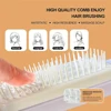 Self-Cleaning Massage Airbag Comb Straight Hair Comb Rotation Handles Cleaning Hair Loss Anti-Static Hairbrush Comb Women Girls 2