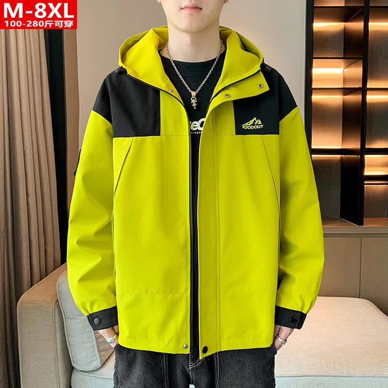 

2023 Fashion Hot In Winter Men Jackets Hooded Warm Mixed Color Parka Street Fashion Leisure Brand Coats Male Cool Down jackets