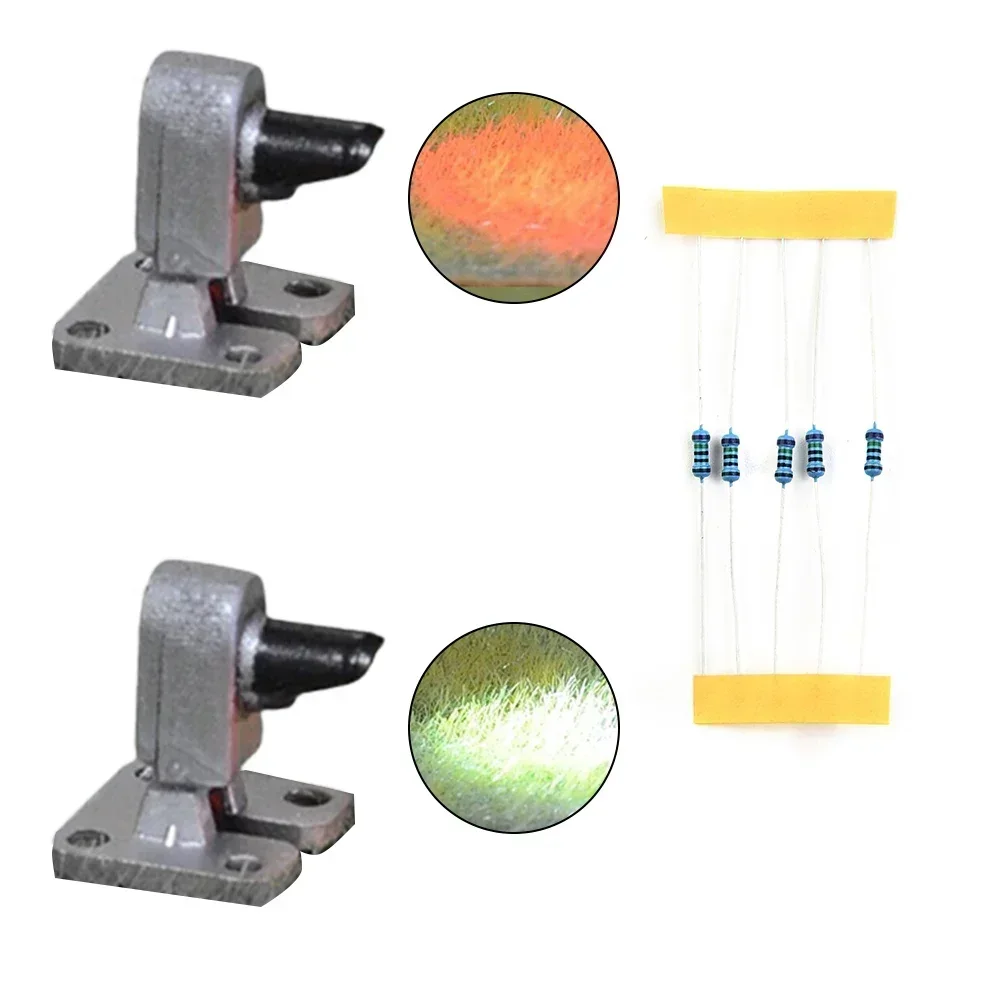 1 set OO/HO Scale Railway Model Lamp Post Two-color Dwarf Searchlight Ground Signal Red/green 3V 20mA miniature figurines miniature ornament