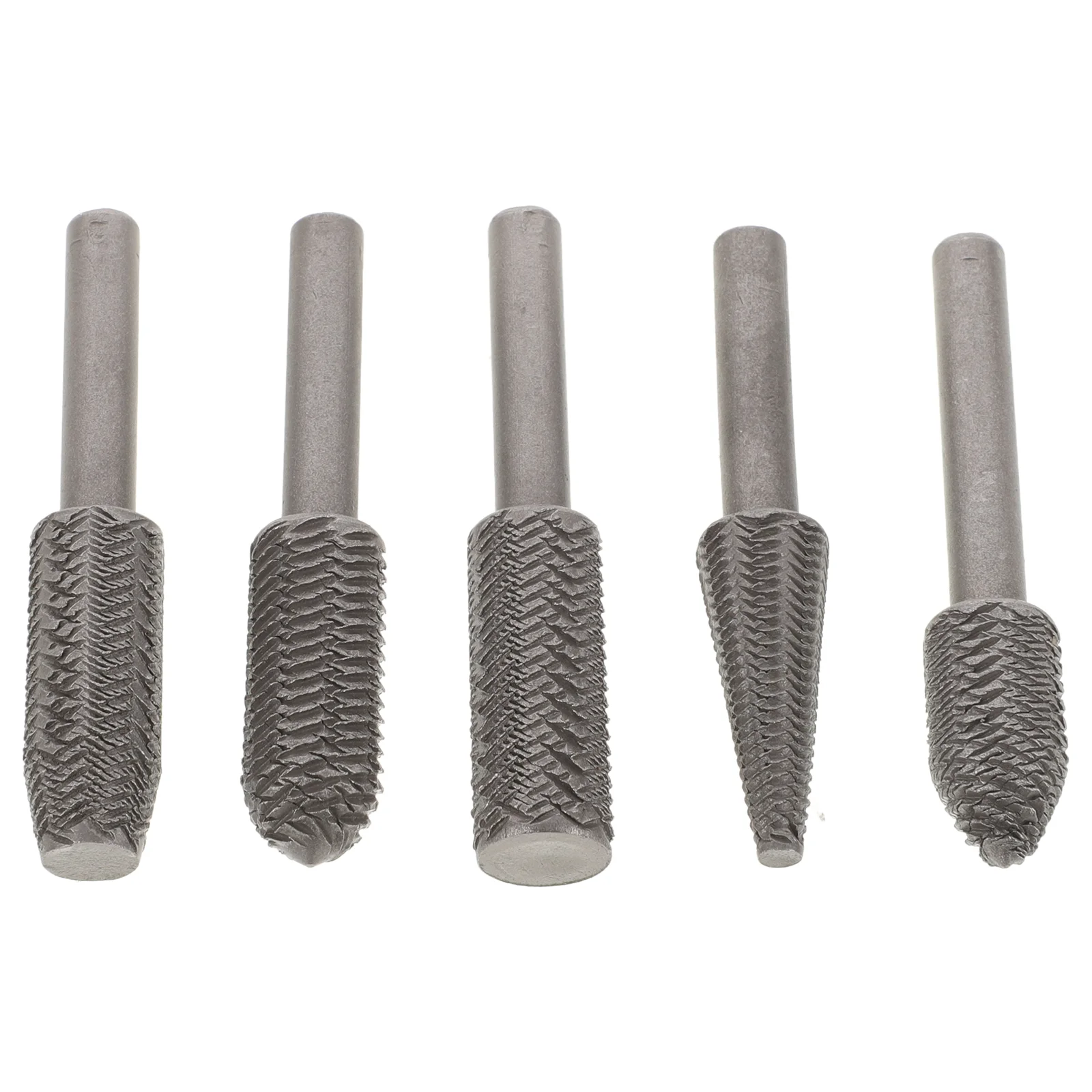 

5 Pcs Steel File Set Drill Bits Kit Electrical Tools Cutting Carving Burrs for Woodworking