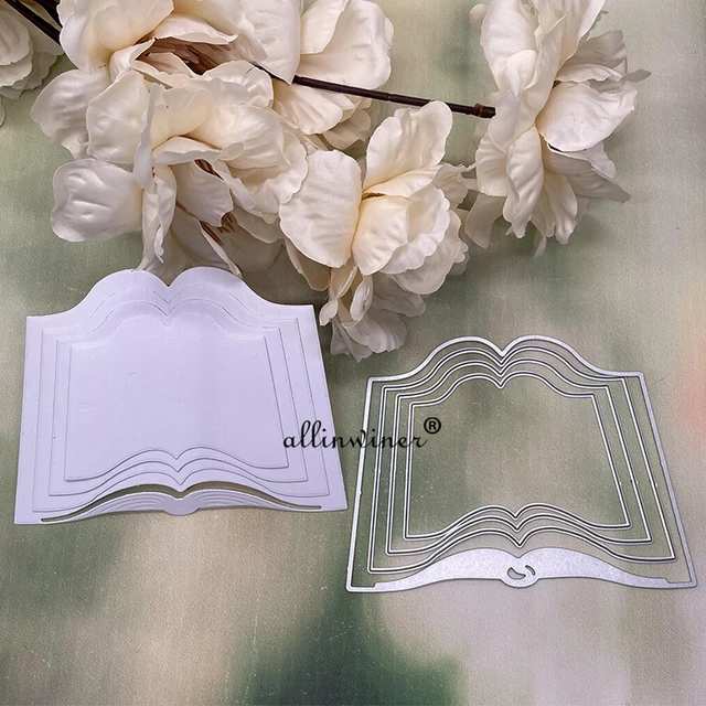 Die Template Scrapbooking Book  Craft Metal Cutting Dies Book - Book Diy  Metal - Aliexpress