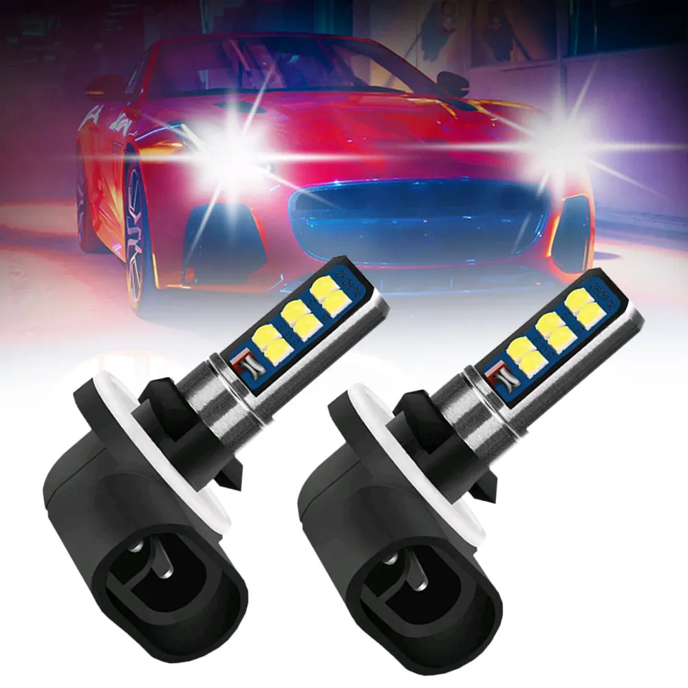 6000K H27 881 880 H27W  LED , ڵ  Ȱ, , ڵ  ׼, 2 