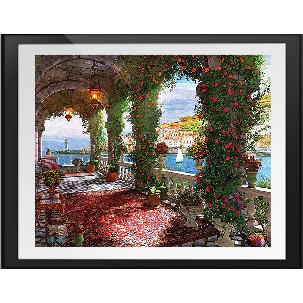 

148510 diy digital oil painting oil painting acrylic flower painting explosion hand-filled landscape painting