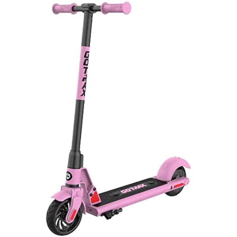 

Gotrax GKS Electric Scooter for Kid Ages 6-12, Max 4 Miles Range and 7.5 Mph Speed, 6" Solid Rubber Wheels UL2272 Certification