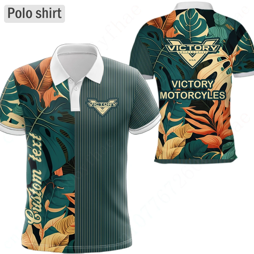 

Victory Clothing Anime T Shirt For Men Unisex Polo Shirts And Blouses Casual Breathable Short Sleeve Top Harajuku Golf Wear