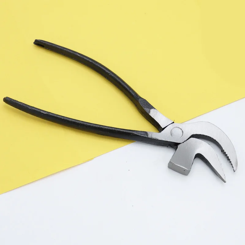 Iron Pliers for Shoe Cobbler, Leather Working Tool, Tack Hammer Repair, Shoemaker Material Tools, 1PC