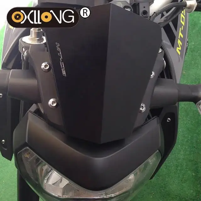 

Motorcycle CNC Front Windscreen Wind Deflector Windshield Upper Cover Kit For YAMAHA MT-09 MT 09 MT09 FZ-09 FZ09 2014 2015 2016