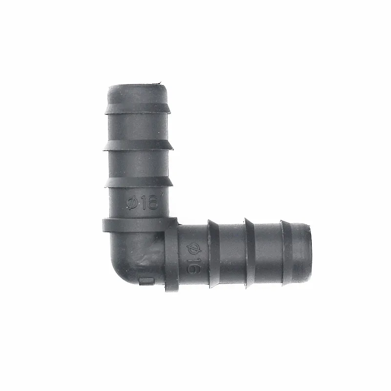 

Dn16 Dn20 Dn25 Elbow Connector Insert Barb Coupler 90° Elbow Poly Hose Barbed Fittings Greenhouse Micro Drip Irrigation Fittings