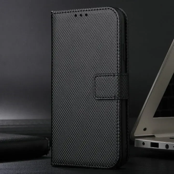 Luxury Leather Flip Case Book Cover with Card Holder