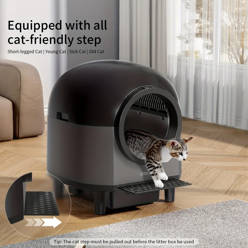 Intelligent self-cleaning multi-litter box large automatic litter box bracket App odorless garbage disposal automatic cleaning