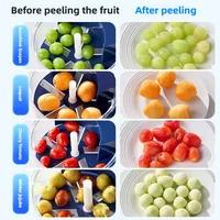 TINSOL Electric Fruit and Vegetable Peeler Automatic Small Fruit Peeling Tool Smart Grape Peeler Kitchen Peeling Gadget 3