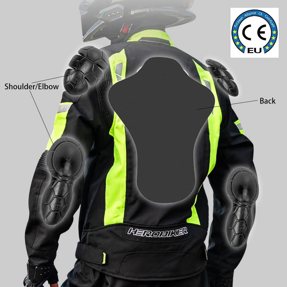 남성용 오토바이 재킷 바지 방한 방수 겨울용 모터바이크 라이딩 모토 재킷 보호 장비 아머 오프로드 의류