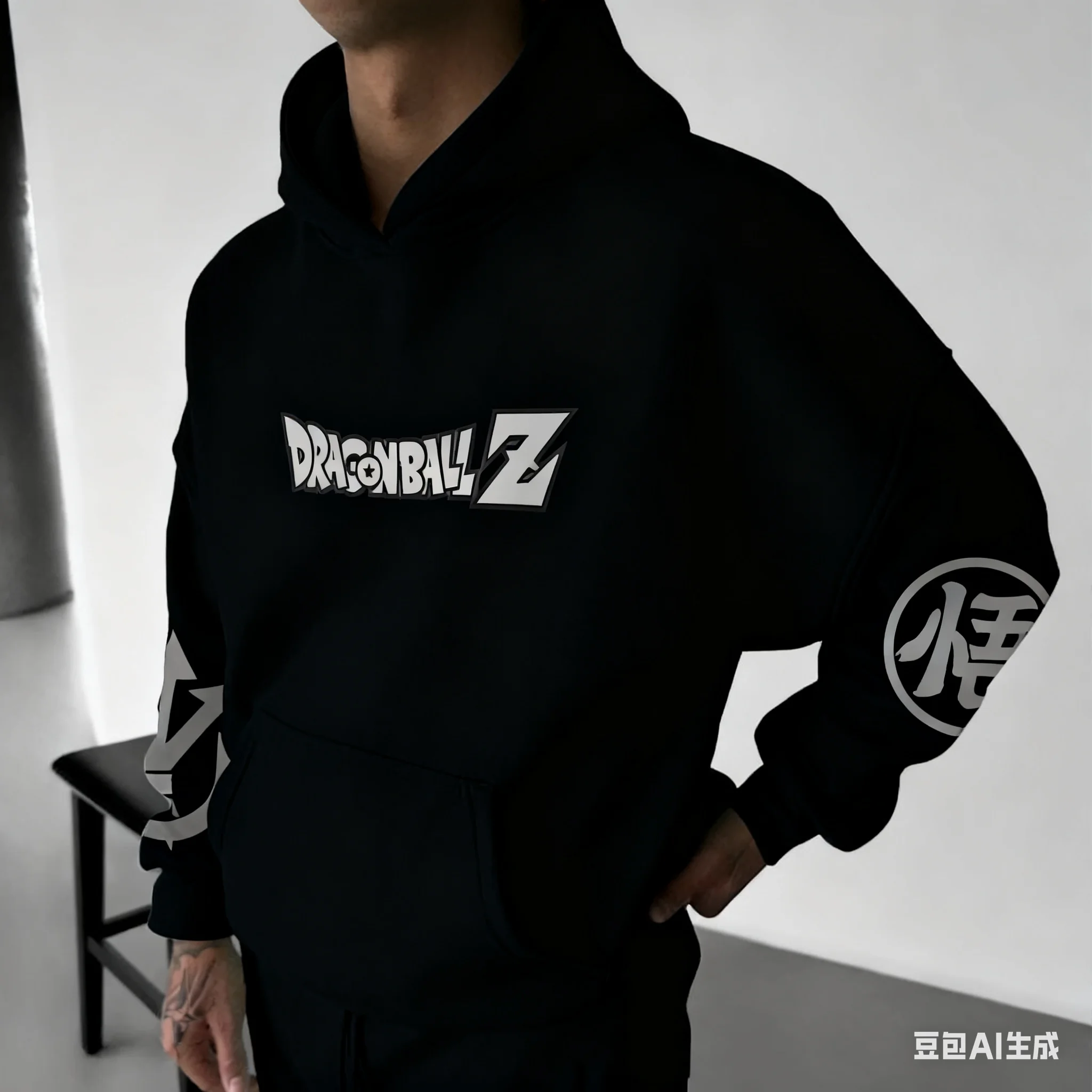 Dragon Ball Son Goku Saiyajin Harajuku Streetwear Herbst Männer Vintage Hoodie Winter Frauen Übergroßen Mit Kapuze Sweatshirt Langarm – Detail 10
