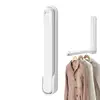 Wall Hangers For Clothes Punch Free Foldable Drying Rack Coat Racks Retractable Hanger Rack For Balcony 1