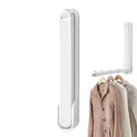 Wall Hangers For Clothes Punch Free Foldable Drying Rack Coat Racks Retractable Hanger Rack For Balcony 1