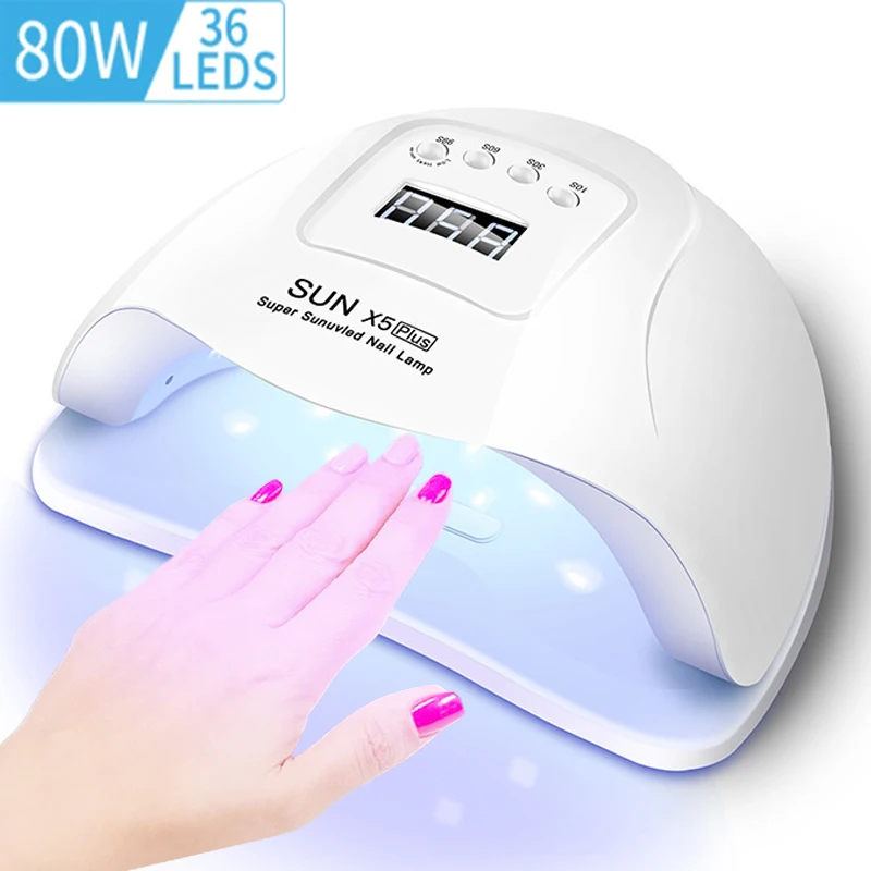 Nail Dryer UV LED Lamp For Nails Gel Nail Polish Drying Lamp For Manicure Nail Drying Lamp Fast