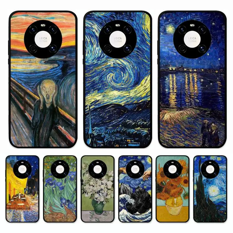 Van Gogh Starry Sky Art Phone Case For Huawei Mate 10 20 30 40 50 lite jpg van-gogh-starry-sky-art-phone-case-for-huawei-mate-10-20-30-40-50-lite-jpg
