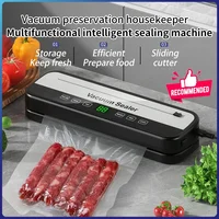 Kitchen Food Vacuum Sealer Machine Built in Cutter Smart Touch  Vacuum Sealing Packaging Machine vacuum tools with sealed bags 2