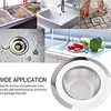 1PC Kitchen Sink Strainer Stainless Steel Filter Mesh Removable Kitchen Sink Drain Strainer Bathroom Laundry Hair Catche Stopper 6