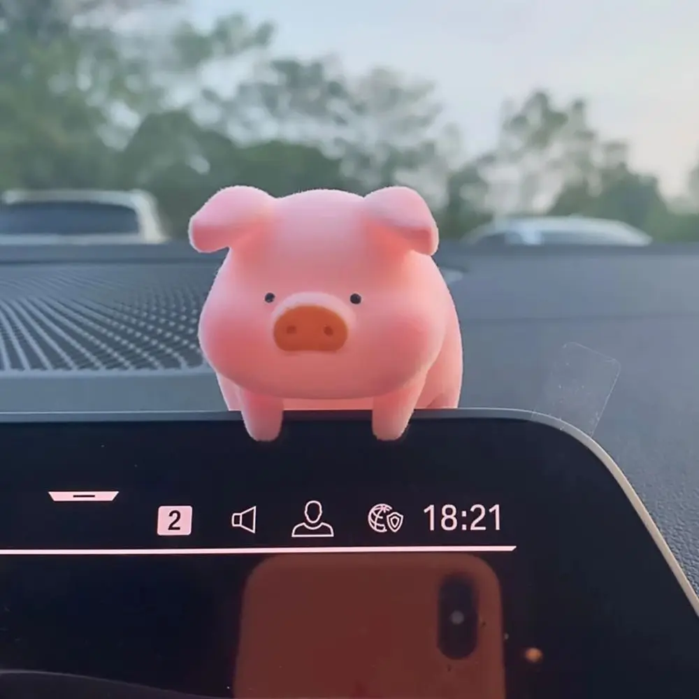 

Car Decoration Anime Doll Dashboard Funny Pig Car Decoration Lucky Piggy Hanging Car Pendant Pink Pigger Ornament