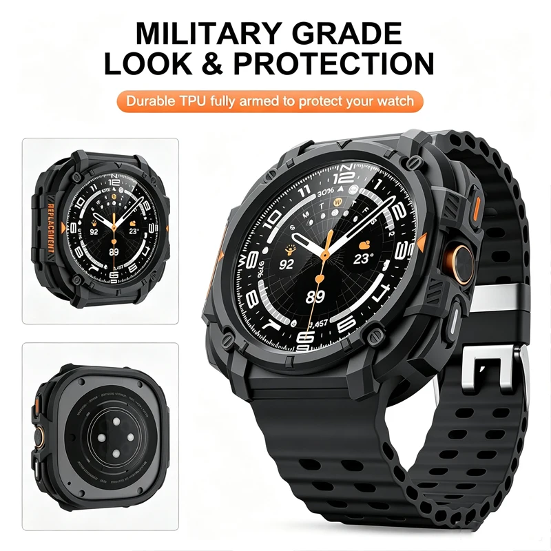 Sport Armor Case and Silicone Band - Drop Resistant Protector Cover