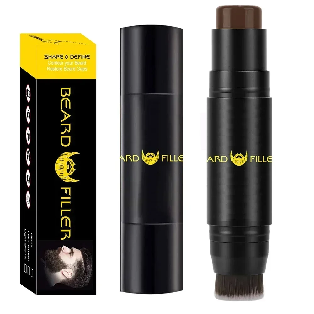Men Beard Pencil Brush Filler Pencil Enhancer Lasting Repair Mustache Shaping Tools Hair Moustache Makeup Filling Tools