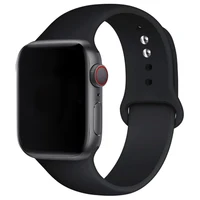 Bracelet en silicone pour Apple Watch, Bracelet de sport, Bracelet iWatch Series 10, 9, 8, 3, SE, Ultra 2, 49mm, 40mm, 44mm, 45mm, 46mm, 42mm, 41mm, 38mm 3