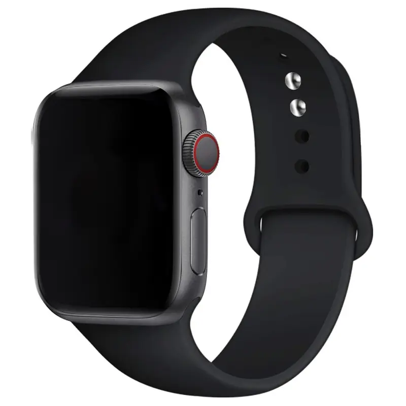 Silicone Band For Apple Watch straps 49mm 40mm 44 mm 45mm 46mm 42mm 41mm 38mm sports bracelet iWatch series 10 9 8 3 SE ultra 2 - Image 3