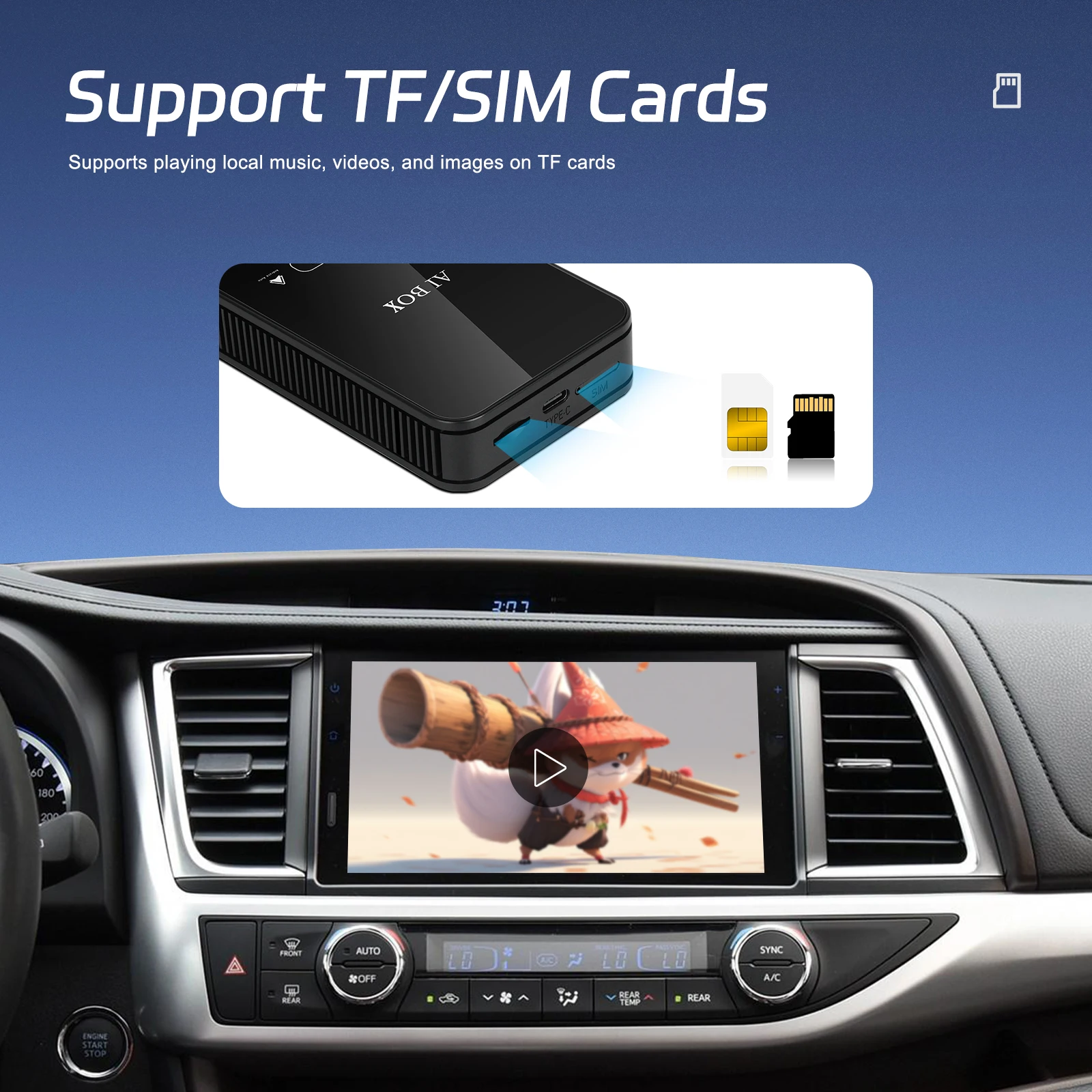 Podofo  ī÷ AI ڽ, HDMI Է, ȵ̵ 13, 8 ھ, 2.4GHz, , , GPS, ī÷ ڽ, 4 + 64G