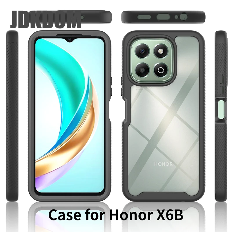 Shockproof Armor Phone Case with Front Frame Cover