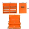 Rolling Tool Cart Toolbox Drawer Cabinet Shelf Wheels Metal Storage Organizer Chest Racks Hooks 230LBS Capacity Steel Durable 4
