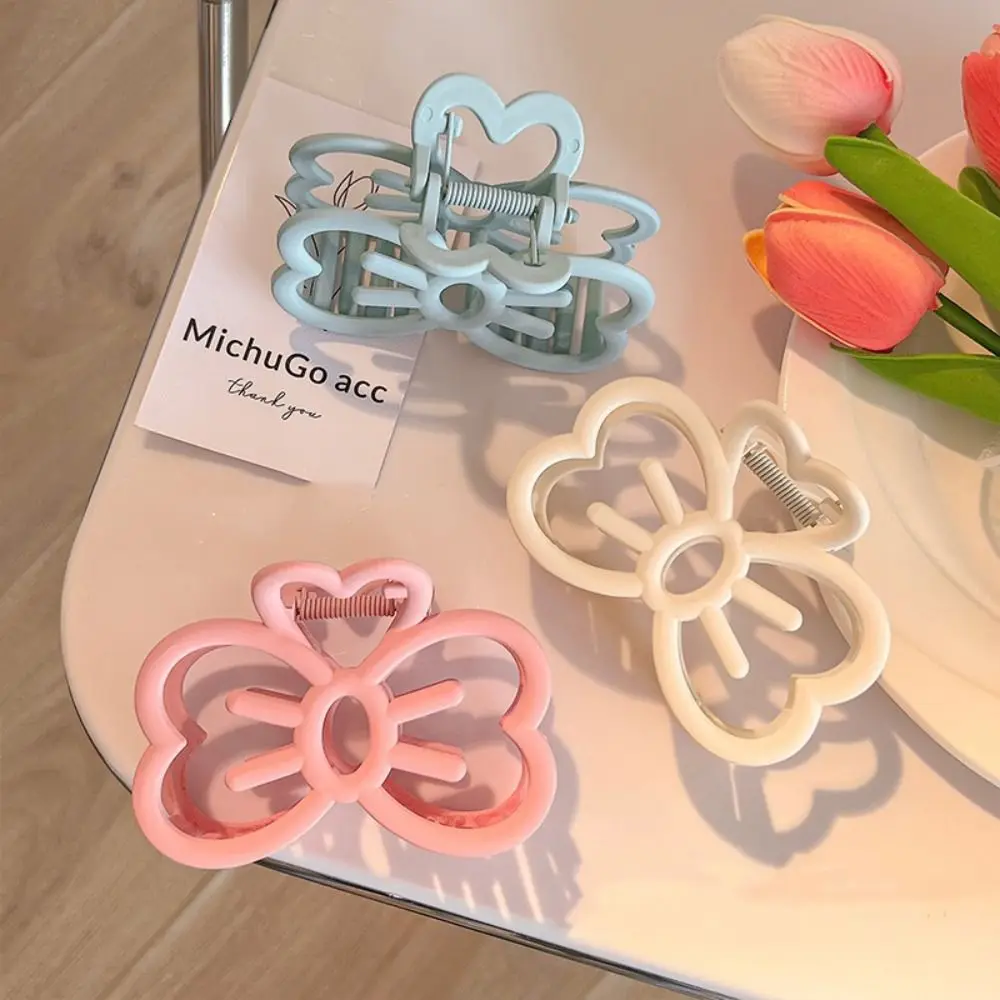 

Hairgrip Bow Hair Claw Korean Style Hair Accessories Bow Hair Crab Clip Headwear Ponytail Clip Large Shark Claw