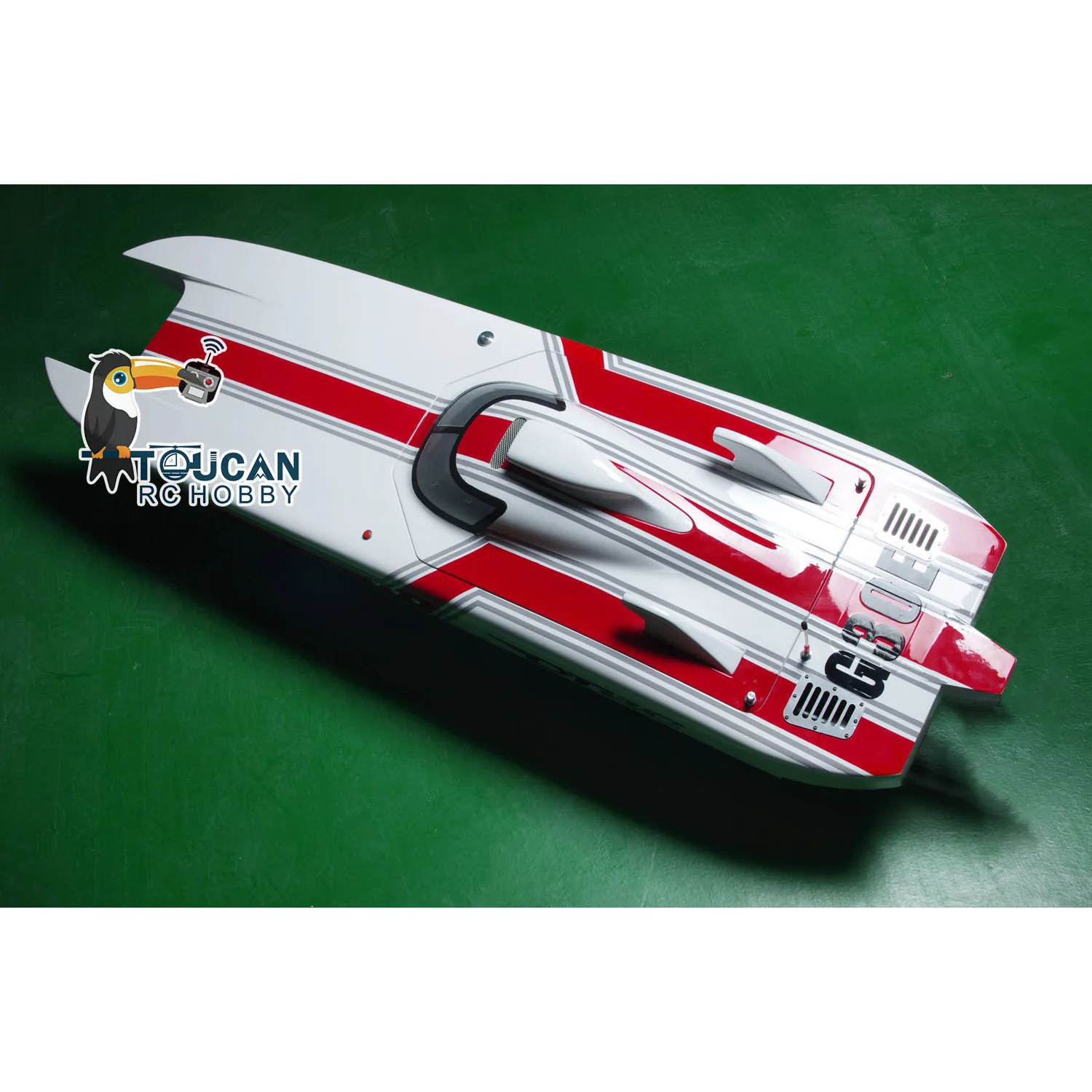 DTRC G30E 30CC Prepainted Gasoline Race KIT RC Boat Hull Only for Advanced Player Speedboat Boy Toys TH20169-SMT7 4