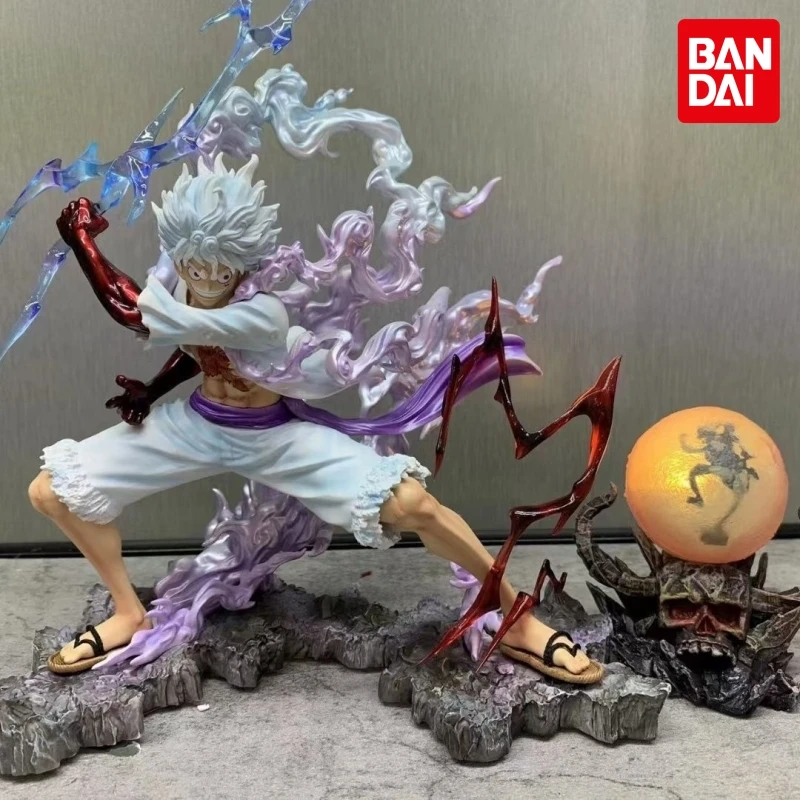 

28cm One Piece Anime Figure Wink Gk Nica Luffy Five Gear Gripping Lightning Figurine Model Desktop Decorations Gifts For Boy