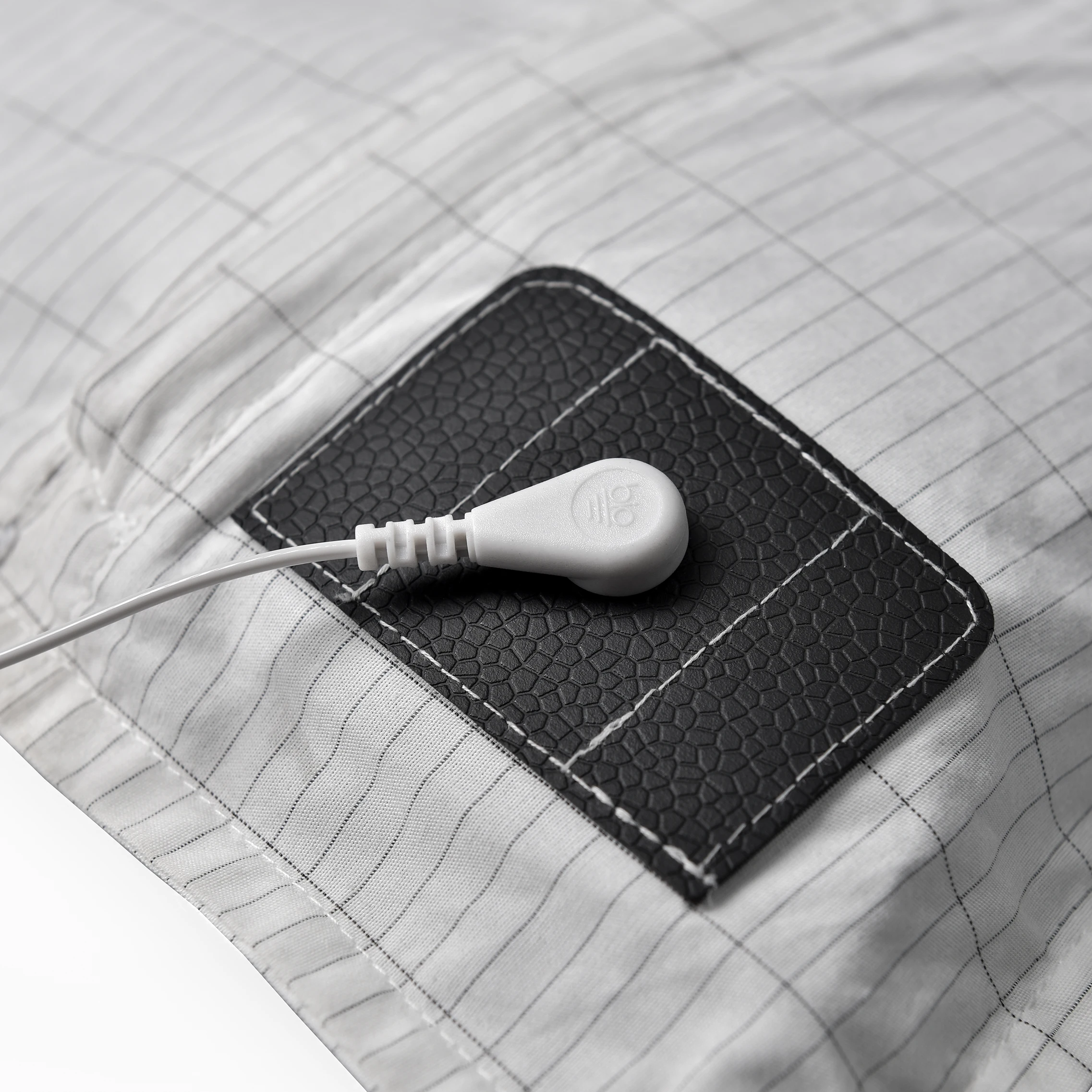 MAXSHARER Grounding bed sheet conductive Silver fiber flat sheet Organic Cotton Earthing sheet for Better Sleep Nature Health 5