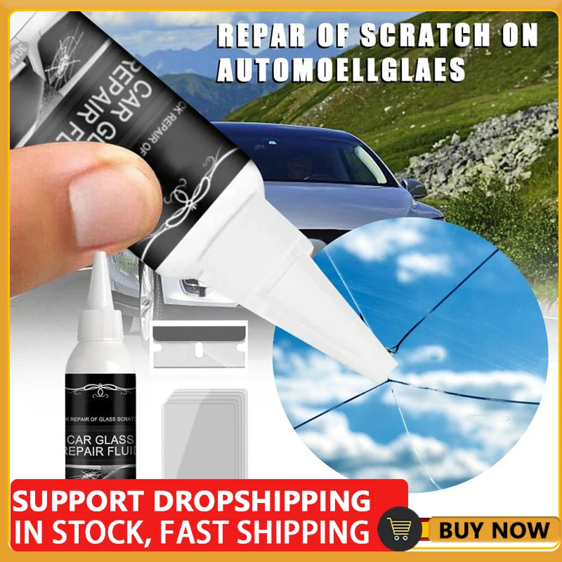 50mlAutoGlassScratchCrackQuickRestoreToolCarWindshieldRepair