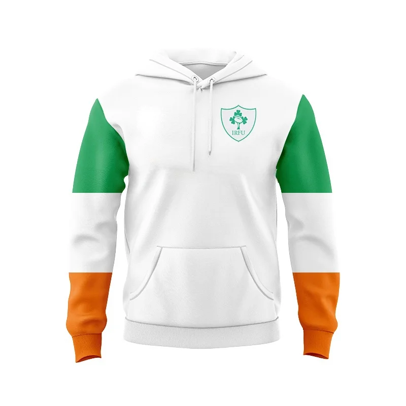 thumbnail image 1 of SUDADERA CON CAPUCHA Camisa retro irlandesa amarilla, 1 of 5